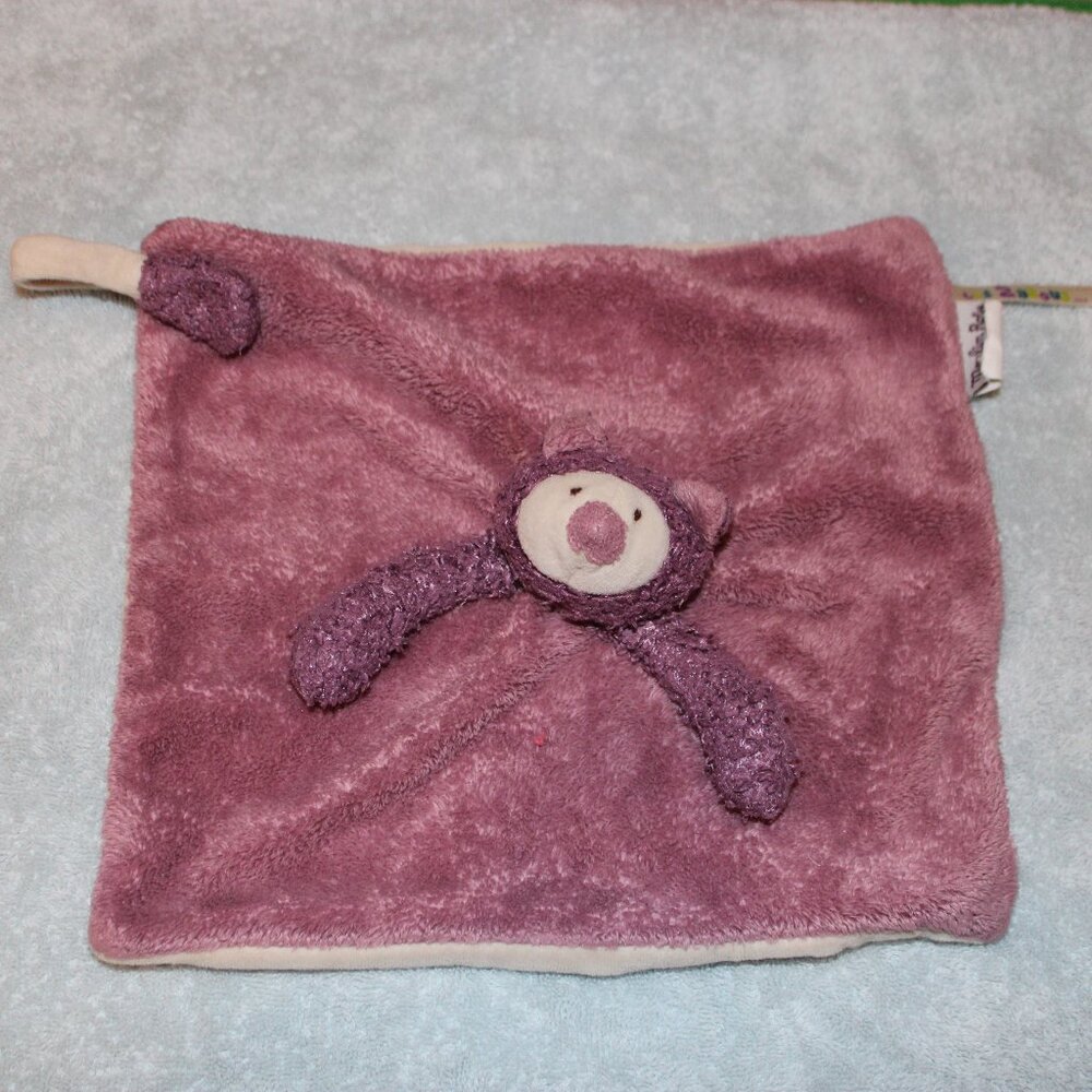 Moulin Roty Les Zazous Cat Lovey Pacifier Holder Security Blanket